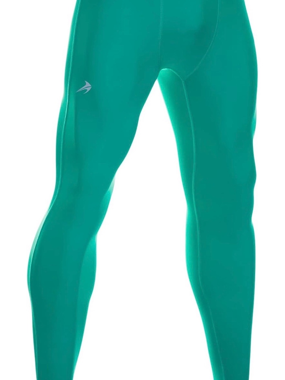 Men's Teal Performance compression Tights - Unbranded